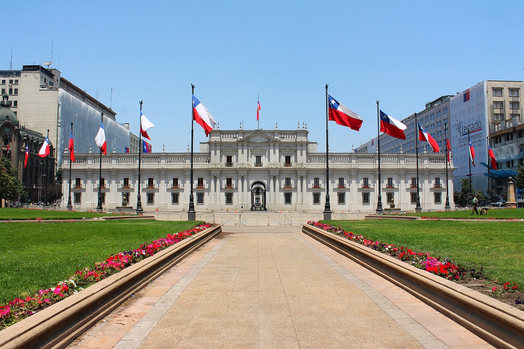 La Moneda Palace in central Santiago